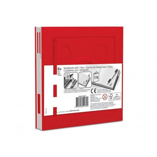 Agenda cu pix LEGO - Rosu 52439