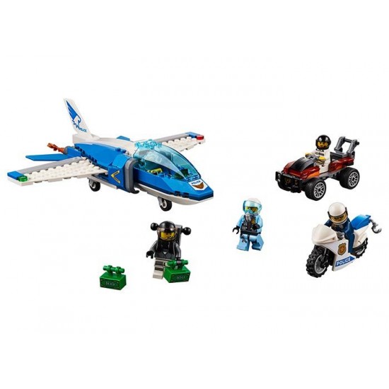 LEGO City - Arest cu paraautisti al politiei aeriene 60208
