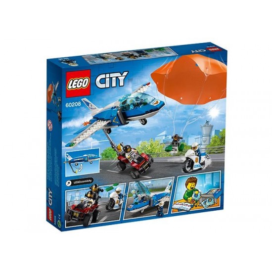 LEGO City - Arest cu paraautisti al politiei aeriene 60208