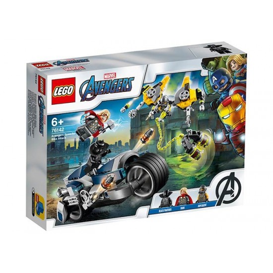 LEGO Marvel Super Heroes - Atacul Razbunatorilor cu motocicleta 76142