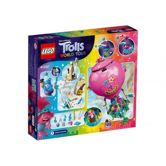 LEGO Trolls - Aventura lui Poppy cu balonul cu aer cald 41252