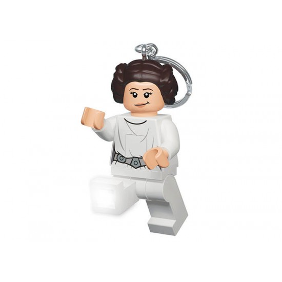 Breloc cu lanterna LEGO Star Wars Printesa Leia (LGL-KE109)