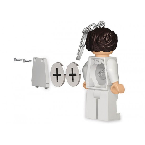 Breloc cu lanterna LEGO Star Wars Printesa Leia (LGL-KE109)
