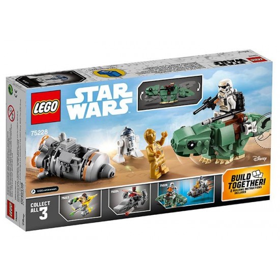 LEGO Star Wars - Capsula de salvare contra Dewback Microfighter 75228