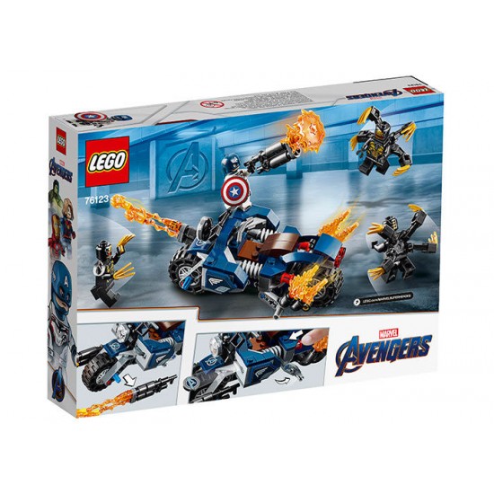 LEGO Marvel Super Heroes - Captain America: Atacul Outriderilor 76123