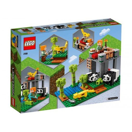 LEGO Minecraft - Cresa ursilor panda 21158