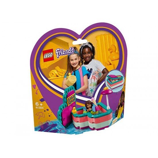 LEGO Friends - Cutia de vara in forma de inima a Andreei 41384