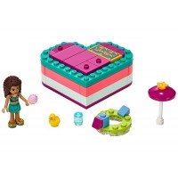 LEGO Friends - Cutia de vara in forma de inima a Andreei 41384