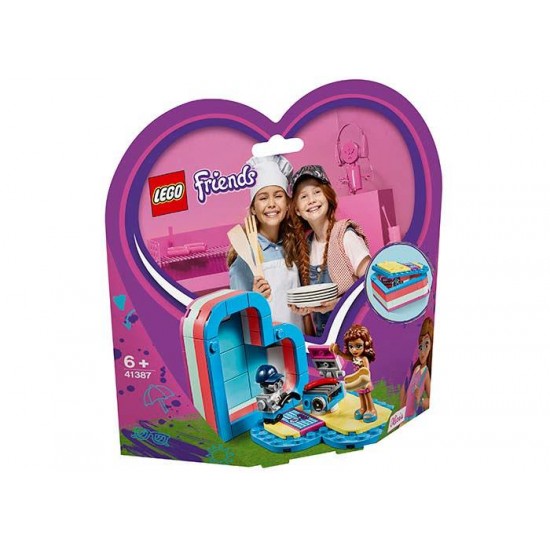 LEGO Friends - Cutia de vara in forma de inima a Oliviei 41387