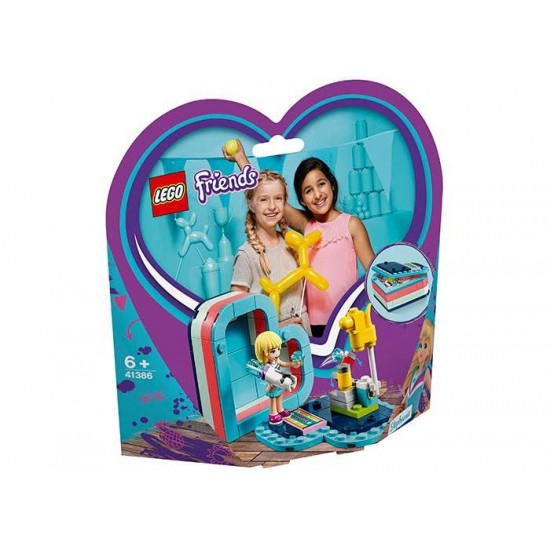 LEGO Friends - Cutia de vara in forma de inima a Stephaniei 41386