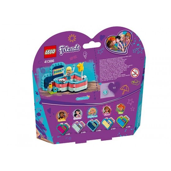 LEGO Friends - Cutia de vara in forma de inima a Stephaniei 41386