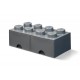 Cutie depozitare LEGO 2x4 cu sertare gri inchis 40061754
