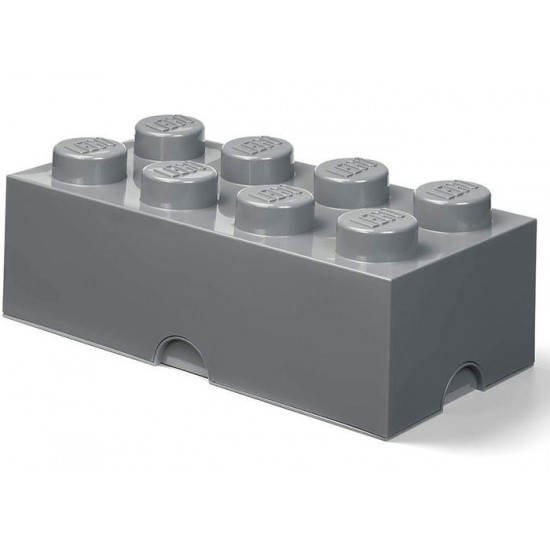 Cutie depozitare LEGO 2x4 gri inchis 40041754