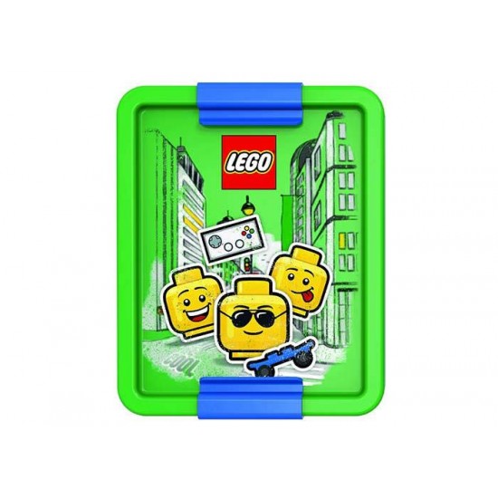 Cutie pentru sandwich LEGO Iconic albastru-verde 40521724