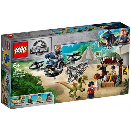 LEGO Jurassic World - Dilophosaurus in libertate 75934