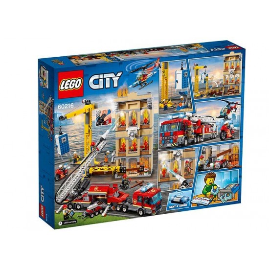 LEGO City - Divizia pompierilor din centrul orasului 60216