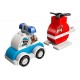 LEGO Duplo - Elicopter de pompieri si masina de politie 10957