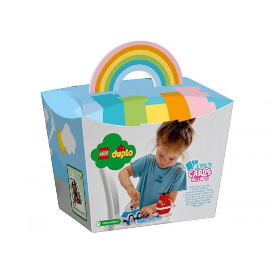 LEGO Duplo - Elicopter de pompieri si masina de politie 10957