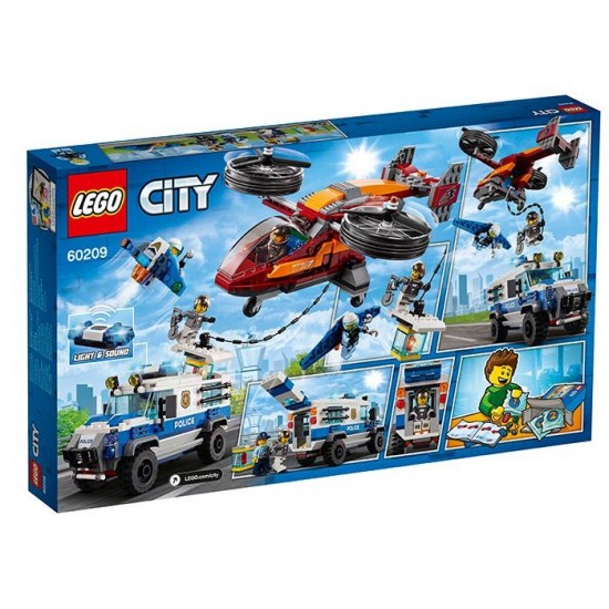 LEGO City - Furtul diamantelor cu politia aeriana 60209