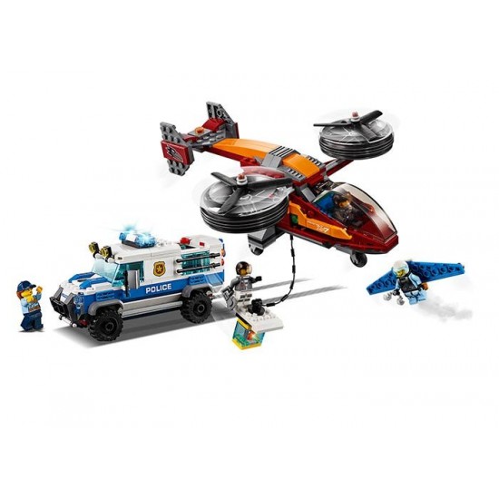 LEGO City - Furtul diamantelor cu politia aeriana 60209