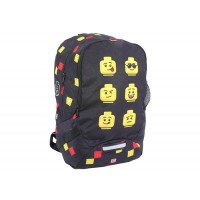 Ghiozdan LEGO Faces - Negru 10048-2007