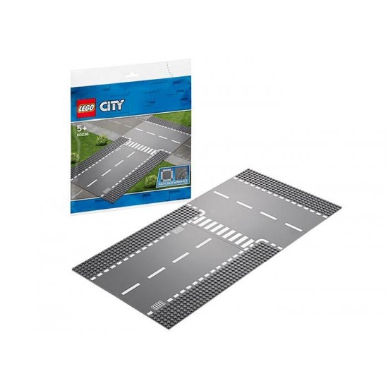 LEGO City - Intersectie dreapta si in T 60236