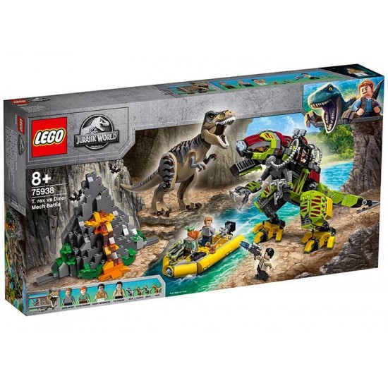 LEGO Jurassic World - Lupta T-Rex contra Dino-Mech 75938