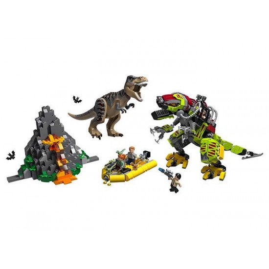 LEGO Jurassic World - Lupta T-Rex contra Dino-Mech 75938
