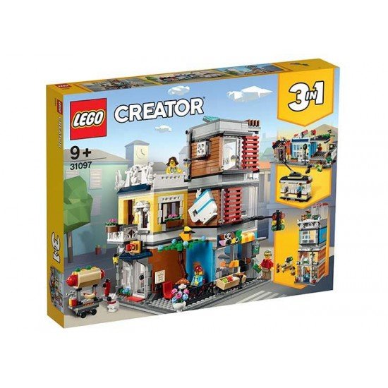 LEGO Creator - Magazin de animale si cafenea 31097