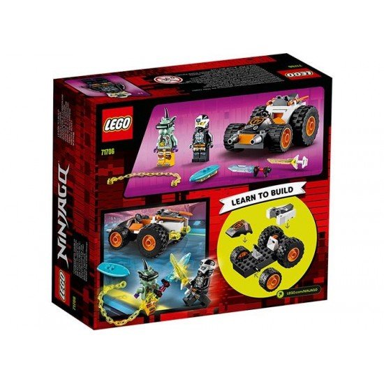 LEGO Ninjago - Masina de viteza a lui Cole 71706