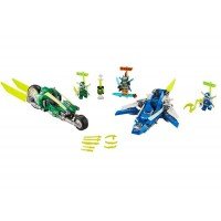 LEGO Ninjago - Masinile de curse ale lui Jay si Lloyd 71709