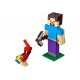 LEGO Minecraft - Minecraft Steve BigFig cu papagal 21148