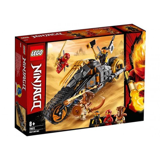 LEGO Ninjago - Motocicleta de teren a lui Cole 70672
