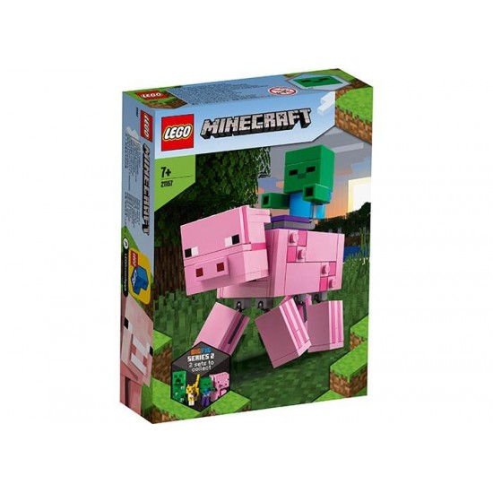 LEGO Minecraft - Porc cu Bebelus Zombi 21157
