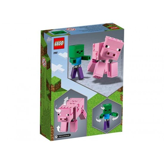 LEGO Minecraft - Porc cu Bebelus Zombi 21157