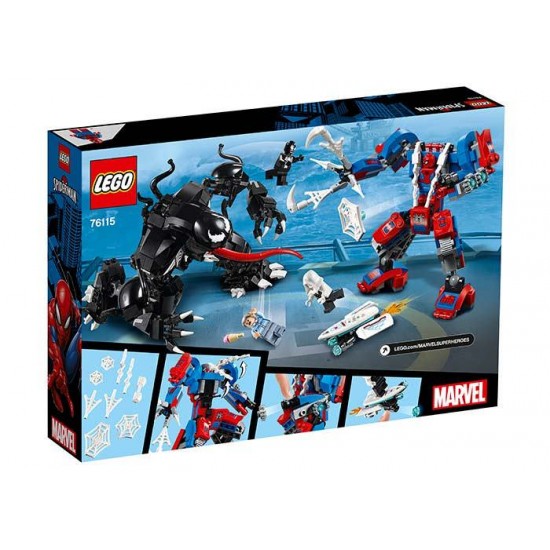 LEGO Marvel Super Heroes - Robotul paianjen contra Venom 76115