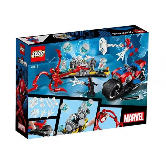 LEGO Marvel Super Heroes - Salvarea cu motocicleta a lui Spider-Man 76113