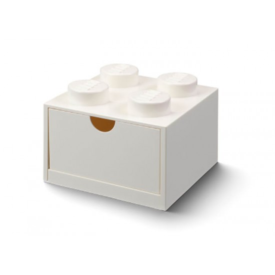 Sertar de birou LEGO 2x2 alb