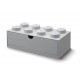 Sertar de birou LEGO 2x4 gri