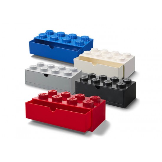 Sertar de birou LEGO 2x4 gri