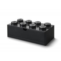 Sertar de birou LEGO 2x4 negru