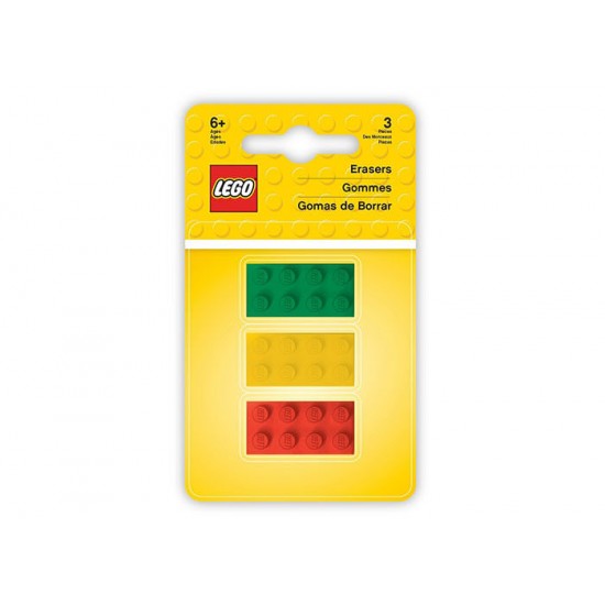 Set 3 radiere LEGO (51158)