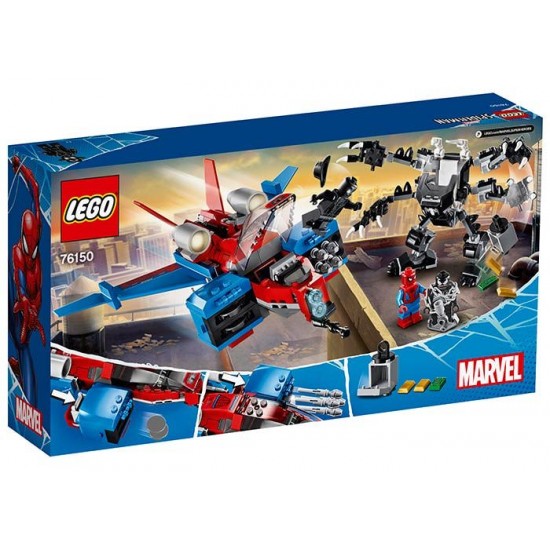 LEGO Marvel Super Heroes - Spiderjet contra Robotul Venom 76150