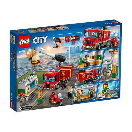 LEGO City - Stingerea incendiului de la Burger Bar 60214
