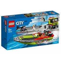 LEGO City - Transportor de barca de curse 60254