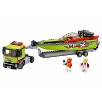 LEGO City - Transportor de barca de curse 60254