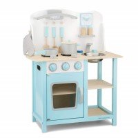 Bucatarie copii din lemn Bon Appetit Albastru