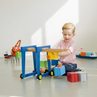Macara pe roti pentru containere New Classic Toys