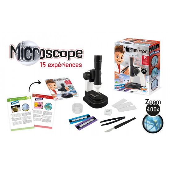Set educativ Microscop 15 experimente