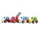 Set 4 vehicule lemn New Classic Toys